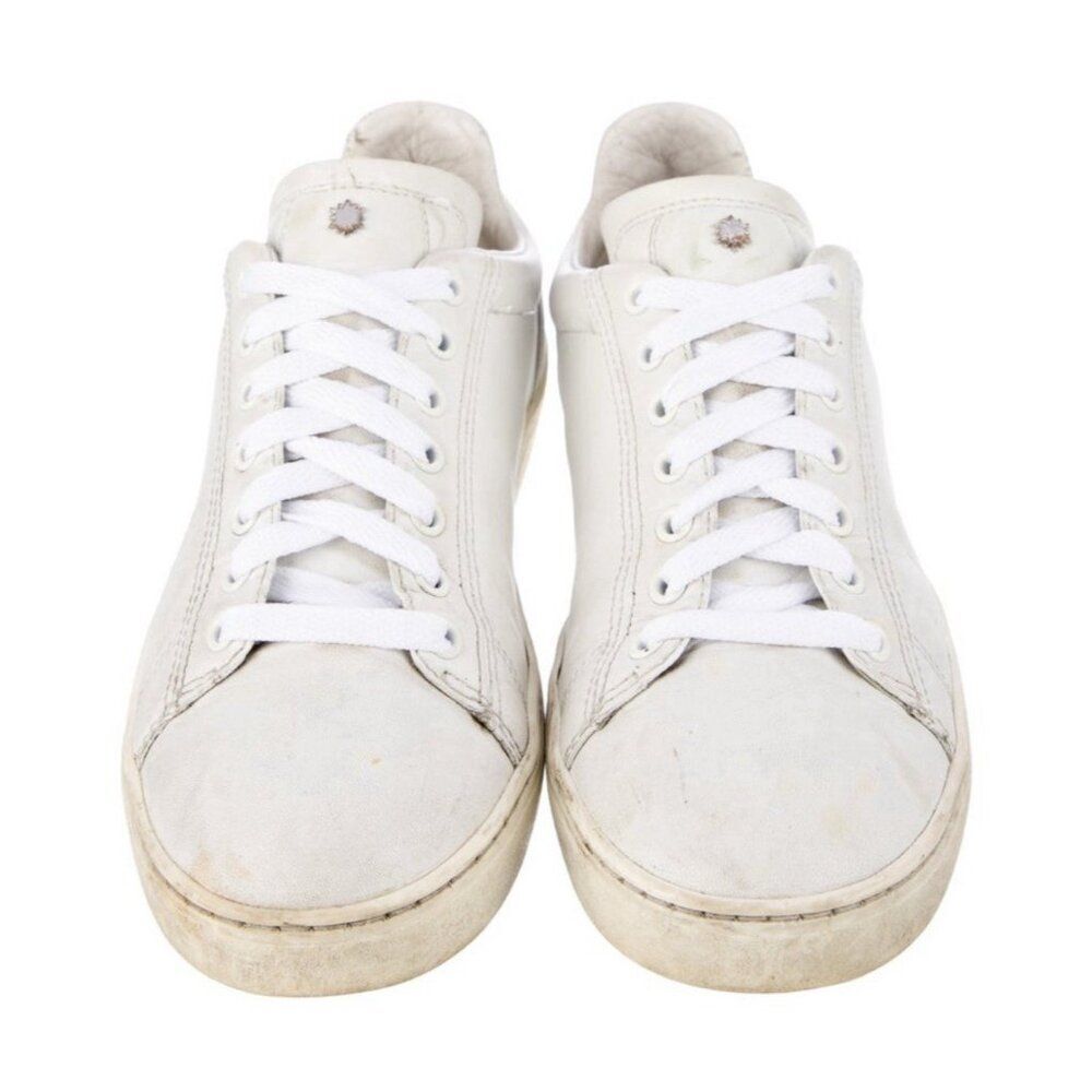 Stuart Weitzman Authentic Solid White Genuine Lea… - image 3